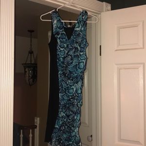 BCBG snake print dress